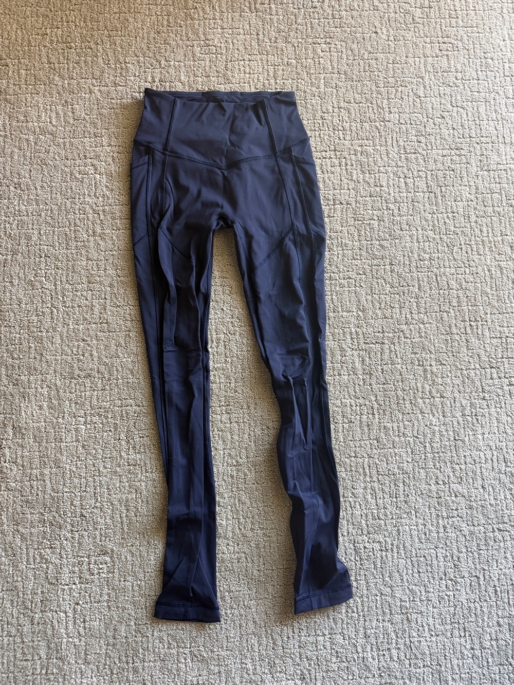 Lululemon Running Leggings with Reflective Hem